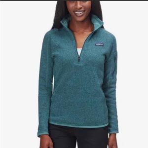 Patagonia Better Sweater Fleece 1/4 Zip Teal Pullover